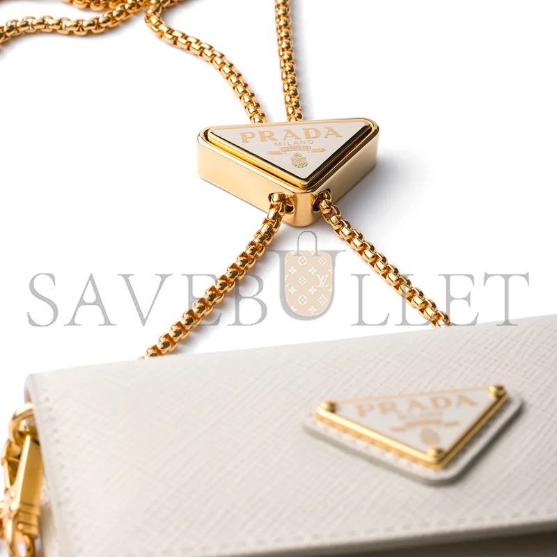 PRADA SAFFIANO LEATHER CARD HOLDER WITH SHOULDER STRAP 1MR034 (11.5*8*2.5cm) PRADA SAFFIANO LEATHER CARD HOLDER WITH SHOULDER STRAP 1MR034 (11.5*8*2.5cm)